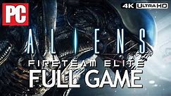 ALIENS FIRETEAM ELITE Gameplay Walkthrough FULL GAME (4K 60 FPS) No Commentary