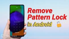 How to Remove Pattern Lock in Android | Turn Off Passcode / Password / Pattern 2024