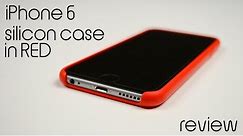 iPhone 6 Apple silicon case RED review