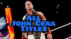 All John Cena Titles (2004-2017)