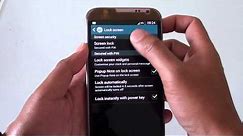 Samsung Galaxy Note 2: How to Remove Screen Lock Pin / Password / Pattern