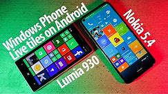 Tutorial | Get Lumia Windows Phone Live Tiles on your Android Phone