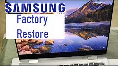 Samsung Galaxy Book Laptop HARD RESET System Restore Book2 Pro 360 Flex2 Go S 14 Alpha Windows 10 11