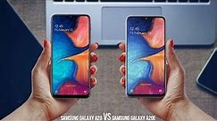Samsung Galaxy A20 Vs Samsung Galaxy A20e Specs Comparison