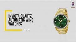 Invicta Quartz Automatic Wind Watches User Manual and Care Guide