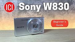 Sony CyberShot W830 Beginner’s Guide 2022
