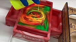 Swirl Resin without Blending Colors - Tutorial