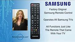 Samsung Universal TV Remote - For All Samsung TVs, instantly works all of your TVs features and apps