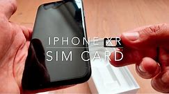 iPhone XR - How to insert SIM