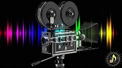 Vintage Movie Camera Rolling Sound Effect