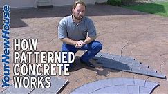 How to Make Concrete Look Like Stone or Pavers - Building Your New House