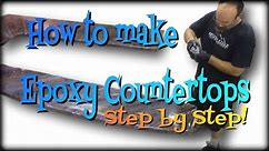 How to Make Epoxy Countertops Step by Step