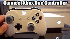 How to CONNECT XBOX ONE CONTROLLER to Xbox One (Xbox Controller Sync & Pairing Tutorial)