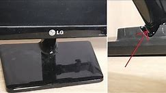 How To Remove LG Monitor Stand Step by Step