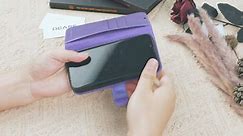OCASE iPhone Wallet Case Purple