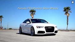 Ferrada Forged USF04 Wheels vs Ferrada FR4 Machine Silver Wheels on Audi RS5 AudioCityUSA