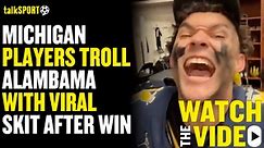 Michigan stars troll Alabama with viral Crimson Tide skit after Rose Bowl win