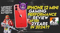 IPHONE 12 MINI GAMING REVIEW AFTER 2YEARS🔥| IPHONE 12MINI BGMI/PUBG TEST IN 2024😍•IPHONE 12 MINI🎮
