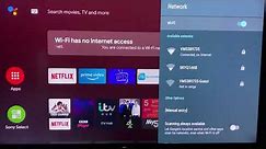 Sony TV | Connected, no internet | SOLVED | YouTube isn’t working on SMART TV. Wi-Fi set up.