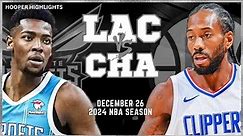 LA Clippers vs Charlotte Hornets Full Game Highlights | Dec 26 | 2024 NBA Season