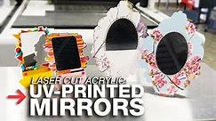 UV Printed Mirror Acrylic | Laser Cut Mirror Acrylic | Trotec