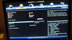 Gigabyte Motherboard 970A-D3P BIOS Screens