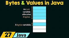 Bytes and Values in Java