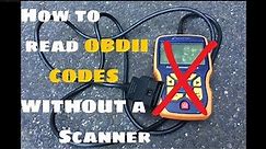 Read your Jeep OBDII CODES without a code reader/scanner