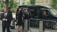 Video shows Hillary Clinton leaving 9/11 event early
