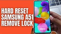 How to Hard Reset Samsung Galaxy A51 Enter Recovery Mode Remove Lock Screen