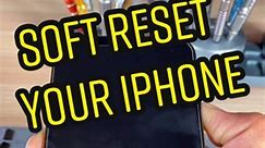 This is how to soft reset your iPhone anytime you’re having problem #tips #reboot #iphones
