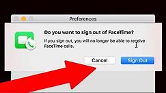 How to Sign Out of Facetime on Mac (2020)