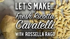 Making Fresh Ricotta Cavitelli!