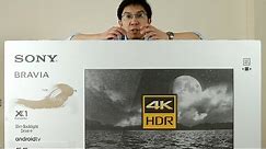 Sony XE93 (X930E) 4K TV Unboxing + Picture Menu Settings