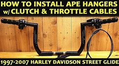 How To Install Ape Hangers on Harley Davidson Street Glide the Easy Method
