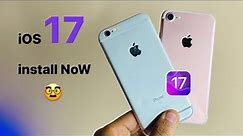 How to install IOS 17 in iPhone 6s,7 || Install & Download iOS 17