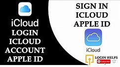 How to Login iCloud Account? Sign In to iCloud Login Email | Apple ID icloud.com