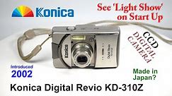 2002 Konica Digital Revio KD-310Z - CCD Digital Camera