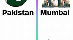 pakistan 🇵🇰 VS Mumbai 🚝 | india fact video | #mumbai #indiafact #shorts #newfact #hindifact #amazing