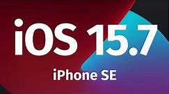 How to Update iPhone SE to iOS 15.7