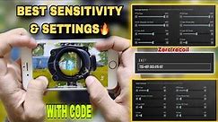 Best zero recoil sensitivity iPhone 6s pubg Test 2023 Handcam Gameplay🔥