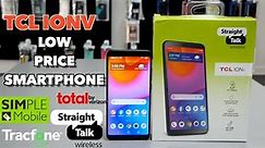 TCL IONv Unboxing & Review or straight talk, simple mobile, total by Verizon, Tracfone