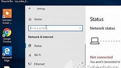 Connect (Enable Wifi) Windows 10