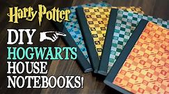 DIY Hogwarts House Notebooks