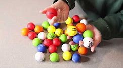 Motivational Stress Balls Review | Colorful Small Foam Balls Anxiety Relief Hand Exercise