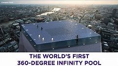 The world's first 360-degree infinity pool is set to start construction in 2020 in London