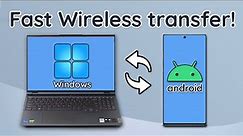 Transfer Files between Android and PC Wirelessly | Easy Method