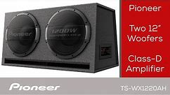 Pioneer TS-WX1220AH - 2 Twelves Powered Sub - What's in the Box?