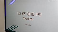 Best 32" Monitor on the market! - LG 32" QHD IPS Monitor Review