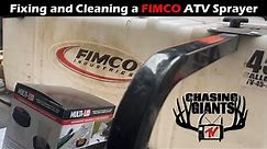 Fixing and Cleaning FIMCO ATV Sprayer